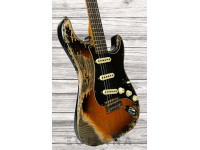 Fender  Custom Shop Limited Edition Poblano Strat. Super Heavy Relic Super Faded Aged 3-Color Sunburst